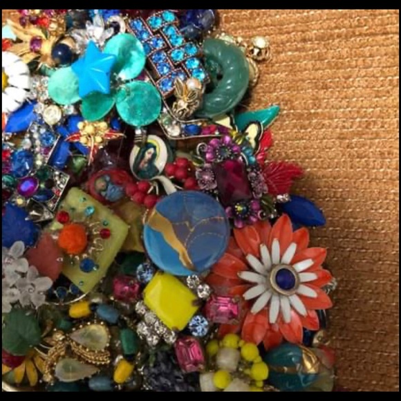 Vintage Jewelry Mosaic ~ Fruit Salad Pine - Picture 8 of 8